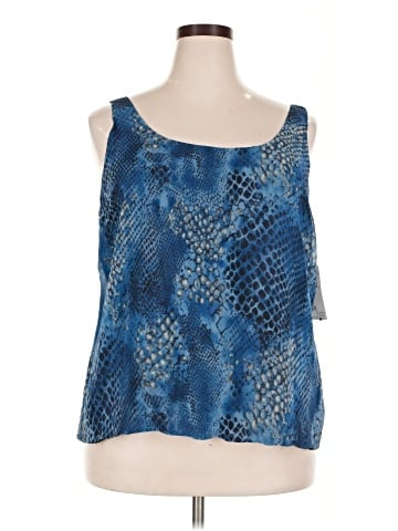 Dana Buchman Sleeveless Silk Top (view 1)