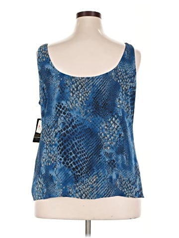Dana Buchman Sleeveless Silk Top (view 2)