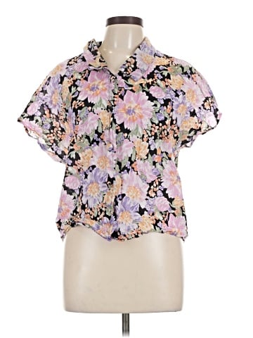Nasty Gal Inc. Short Sleeve Blouse (view 1)