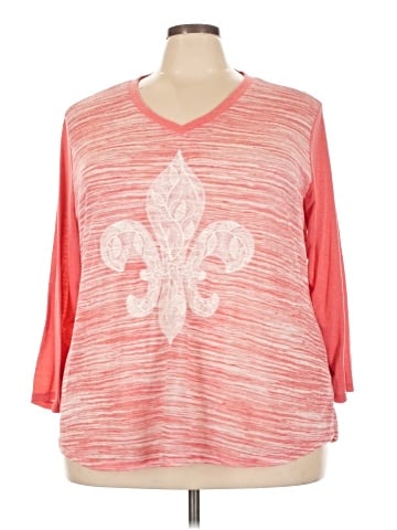 Cato 3/4 Sleeve Top (view 1)
