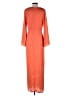 Missguided 100% Polyester Orange Casual Dress Size 6 - photo 2