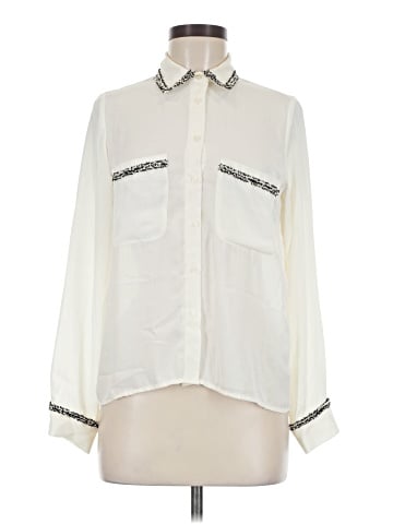 Zara Basic Long Sleeve Blouse (view 1)