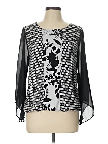 Alfani 3/4 Sleeve Blouse (view 1)