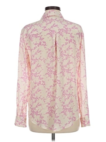 Tucker Long Sleeve Silk Top (view 2)