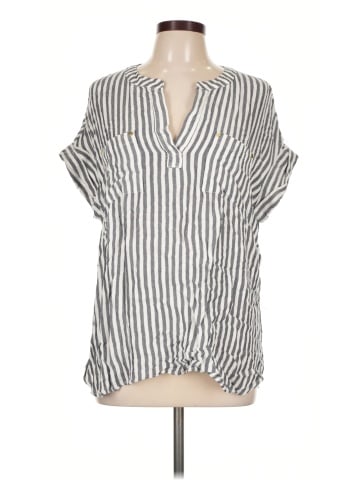 Jones New York Signature Short Sleeve Blouse (view 1)