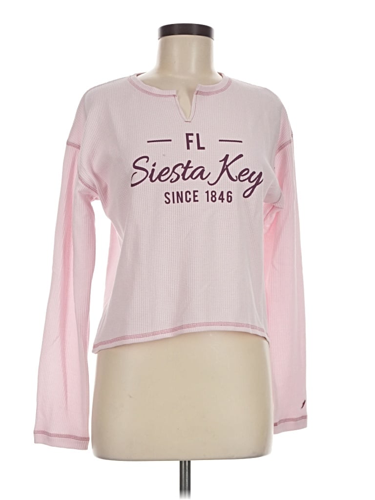 Pre-owned League Long Sleeve T-shirt In Pink