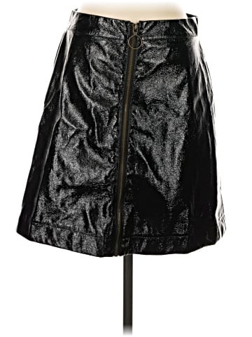 Who What Wear Faux Leather Skirt (view 1)