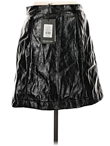 Who What Wear Faux Leather Skirt (view 2)