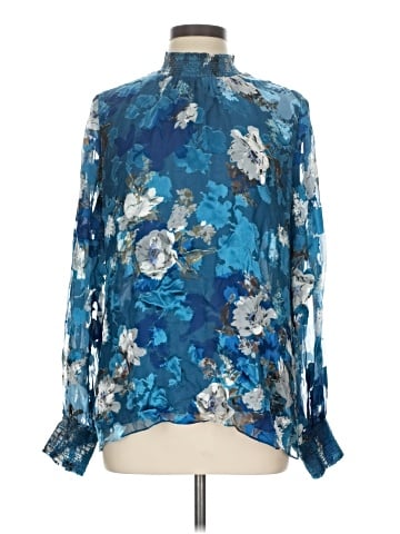 Elie Tahari Long Sleeve Blouse (view 1)