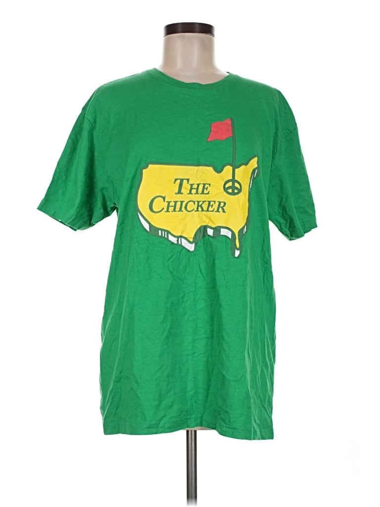 Pre-owned Next Level Apparel Short Sleeve T-shirt In Green