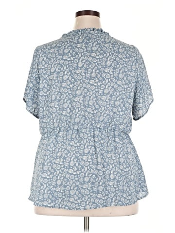 Bobeau Short Sleeve Blouse (view 2)