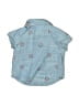 Cat & Jack 100% Cotton Stars Blue Short Sleeve Button-Down Shirt Size Newborn - photo 2