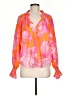 Finley Pink Long Sleeve Blouse Size M - photo 1