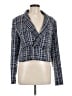 Rag & Bone 100% Polyester Tweed Blue Blazer Size 12 - photo 1