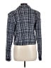 Rag & Bone 100% Polyester Tweed Blue Blazer Size 12 - photo 2