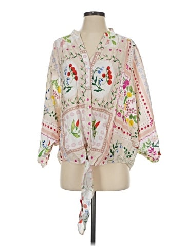 Oddi 3/4 Sleeve Blouse (view 1)