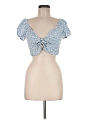 LA Hearts Short Sleeve Blouse (view 1)