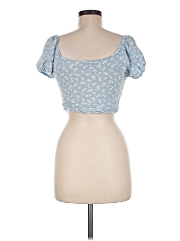 LA Hearts Short Sleeve Blouse (view 2)