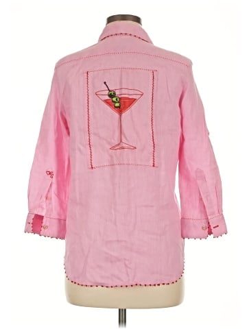Robert Graham 3/4 Sleeve Button-Down Shirt (view 2)