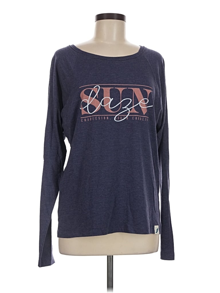 Pre-owned League Long Sleeve T-shirt In Blue