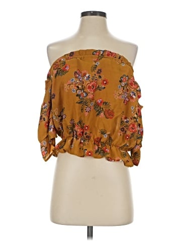 Lily White 3/4 Sleeve Blouse (view 1)