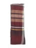 Unbranded Plaid Burgundy Scarf One size - photo 2