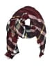 Unbranded Plaid Burgundy Scarf One size - photo 1