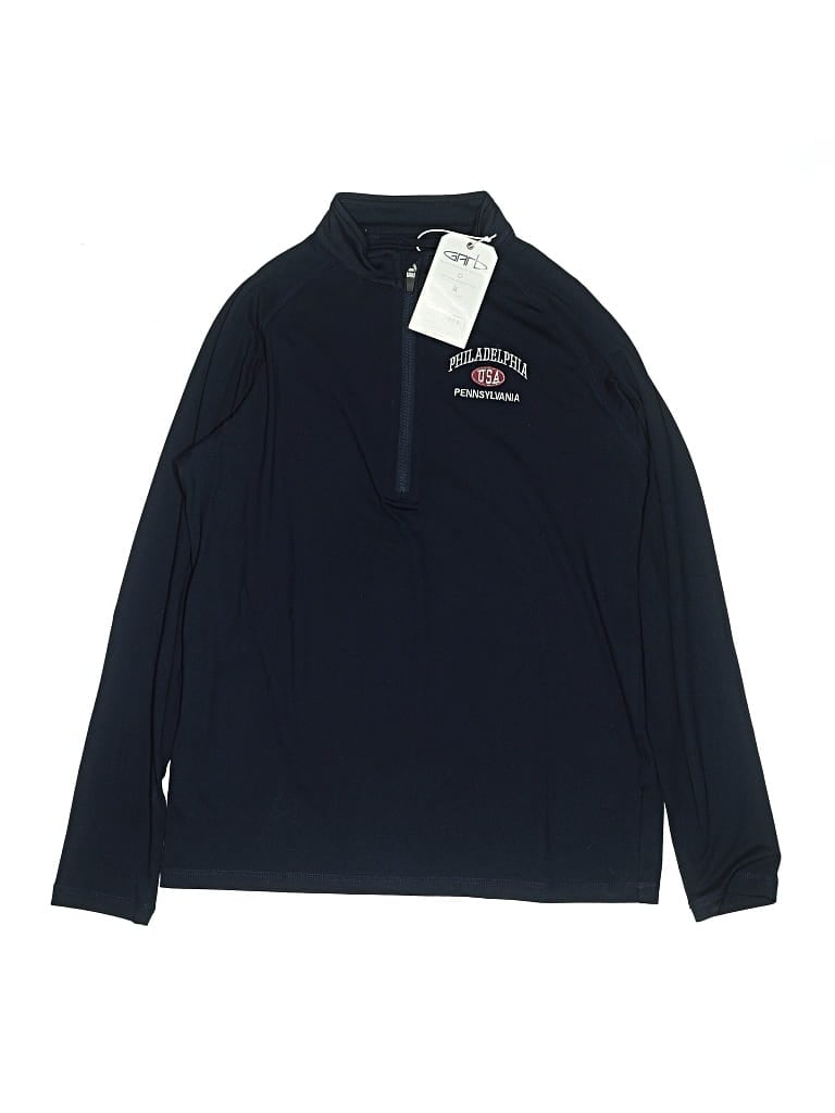 Pre-owned Garb Kids' Long Sleeve Top Blue Tops
