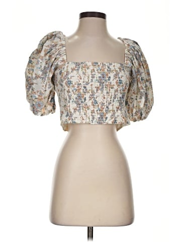 Abercrombie & Fitch Short Sleeve Blouse (view 1)