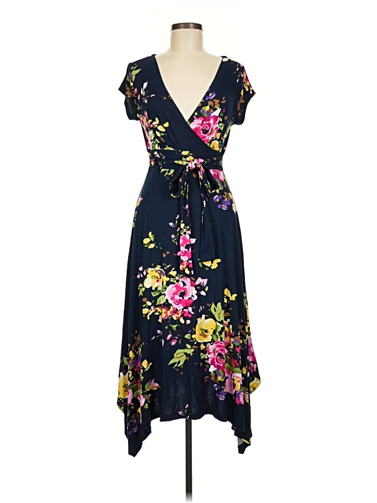 Pre-owned Lascana For Venus Casual Dress In Blue