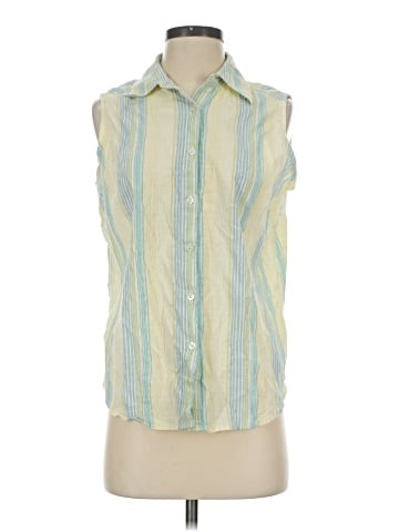 Gloria Vanderbilt Sleeveless Button-Down Shirt (view 1)