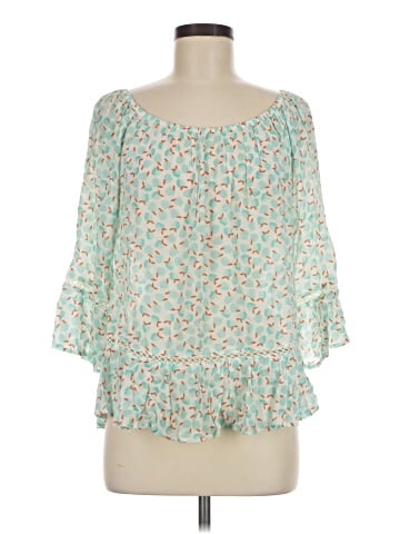 Democracy 3/4 Sleeve Blouse (view 1)