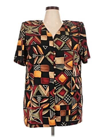 Positive Attitude Short Sleeve Blouse (view 1)