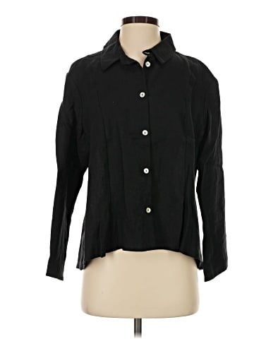 South Street Linen 3/4 Sleeve Button-Down Shirt (view 1)