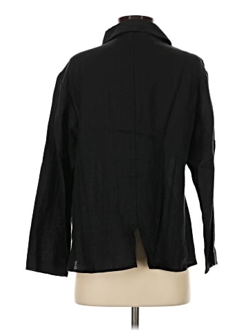 South Street Linen 3/4 Sleeve Button-Down Shirt (view 2)