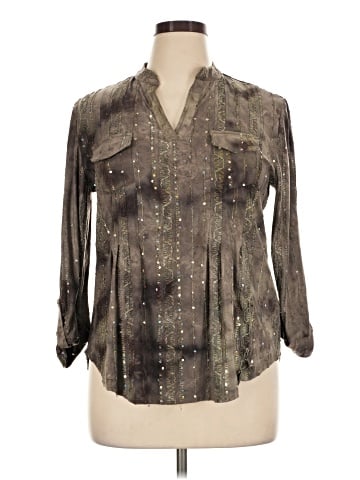 New Directions 3/4 Sleeve Blouse (view 1)