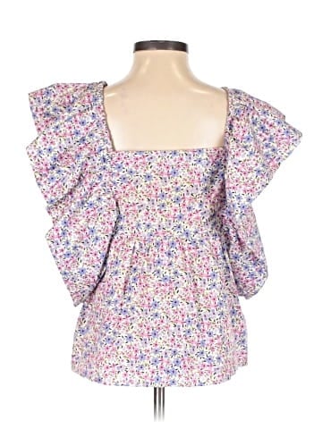 MNG Short Sleeve Blouse (view 2)