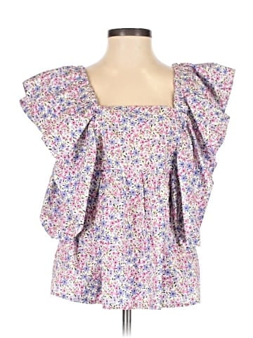 MNG Short Sleeve Blouse (view 1)