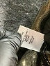 J.Crew Metallic Silver Long Sleeve Silk Top Size 4 - photo 8