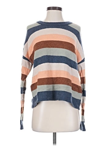 Madewell Pullover Sweater in Elmwood Stripe (view 1)