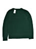 The Children's Place 100% Cotton Solid Green Pullover Sweater Size L (kids) - photo 2