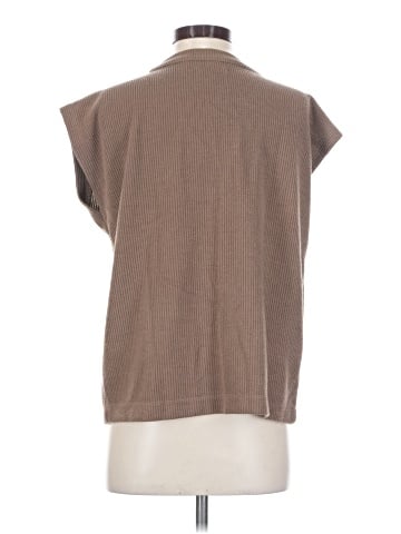 Madewell Ribbed Button-Up Sweater Vest (view 2)
