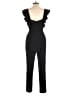 Cupcakes & Cashmere 100% Polyester Solid Black Jumpsuit Size 10 - photo 2