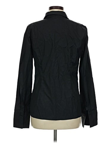 Denim & Co Long Sleeve Button-Down Shirt (view 2)