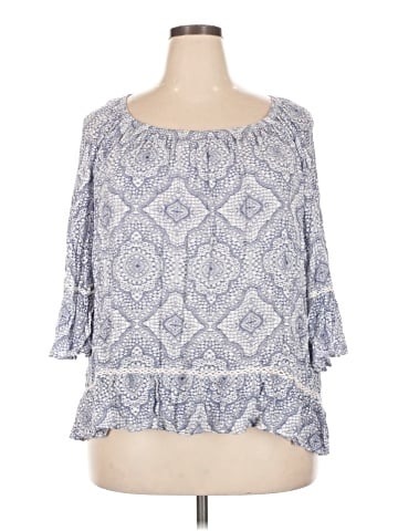 Fever 3/4 Sleeve Blouse (view 1)