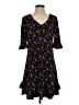 CeCe Floral Black Casual Dress Size S - photo 1