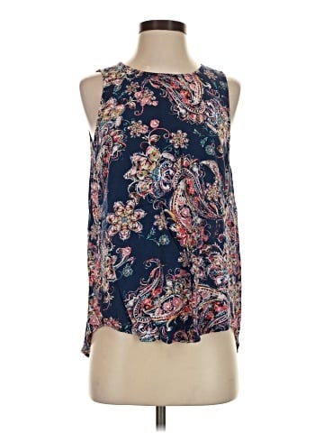 Pale Sky Sleeveless Blouse (view 1)
