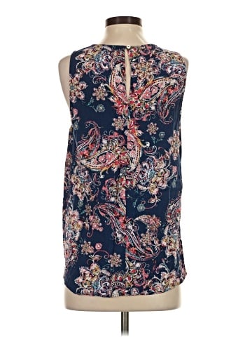 Pale Sky Sleeveless Blouse (view 2)