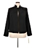 Amanda Smith Solid Black Jacket Size 18 - photo 1