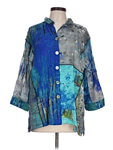 John Mark 3/4 Sleeve Button-Down Shirt (view 1)